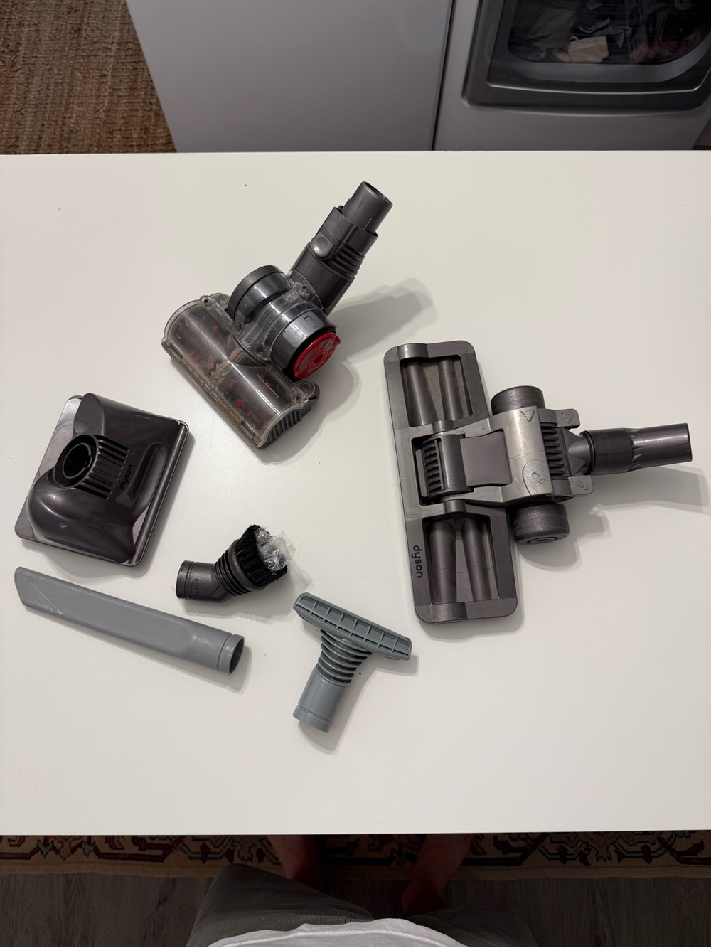 Dyson Gray and Silver Multi-Tool Vacuum Accessory Set